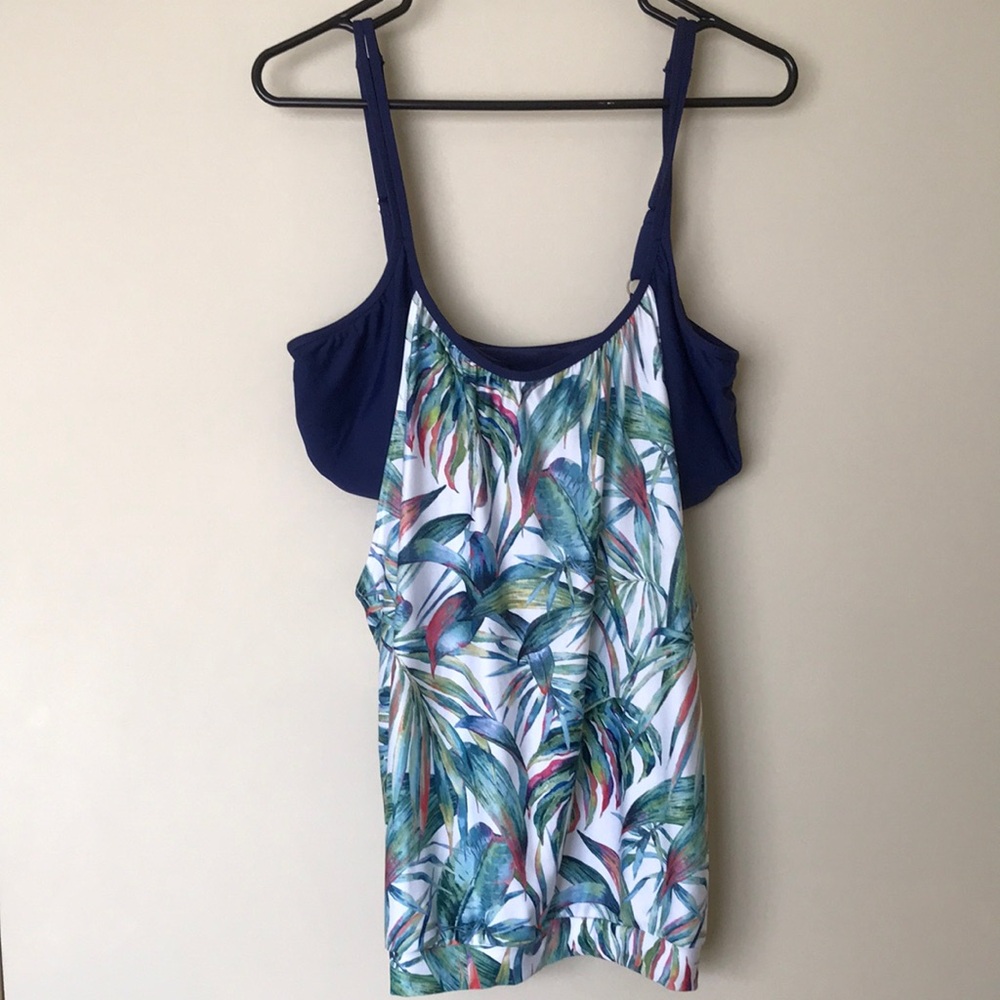 Tropical Print Tank Top/ Tankini